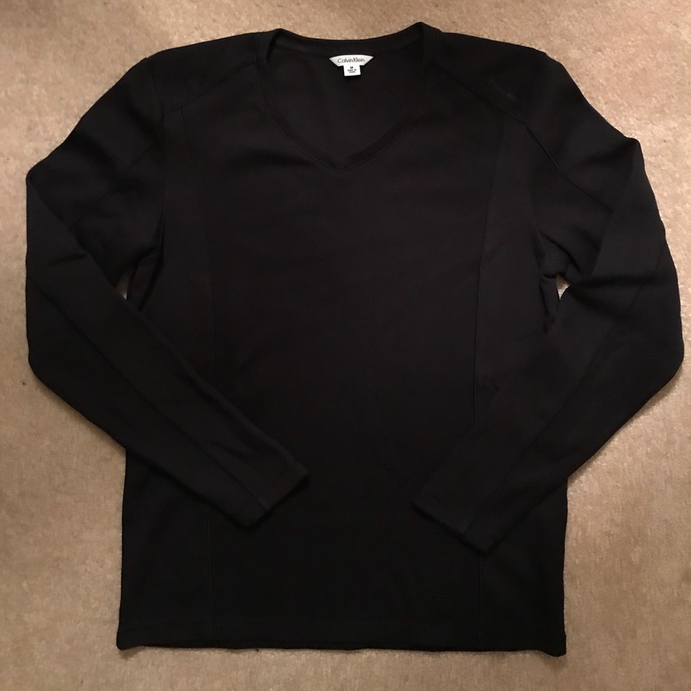 Men’s Calvin Klein Black Long Sleeve Sweater